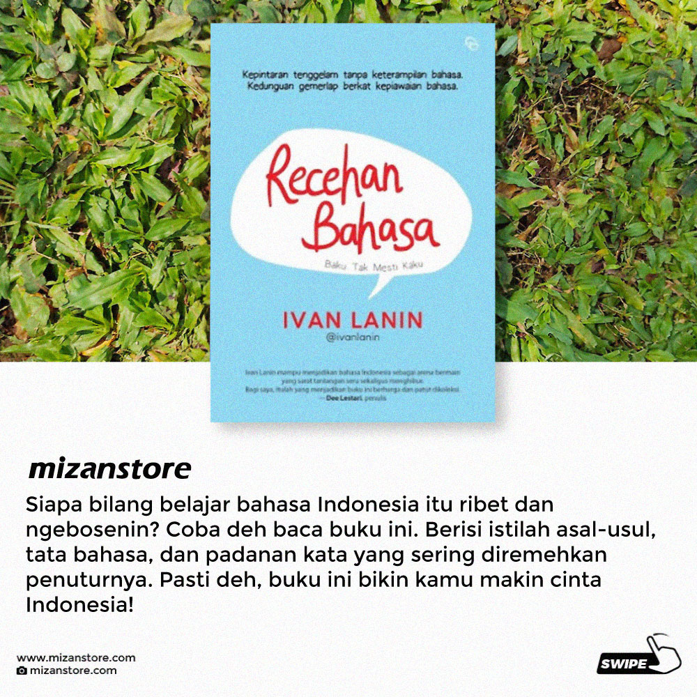 Buku Recehan Bahasa, Ivan Lanin