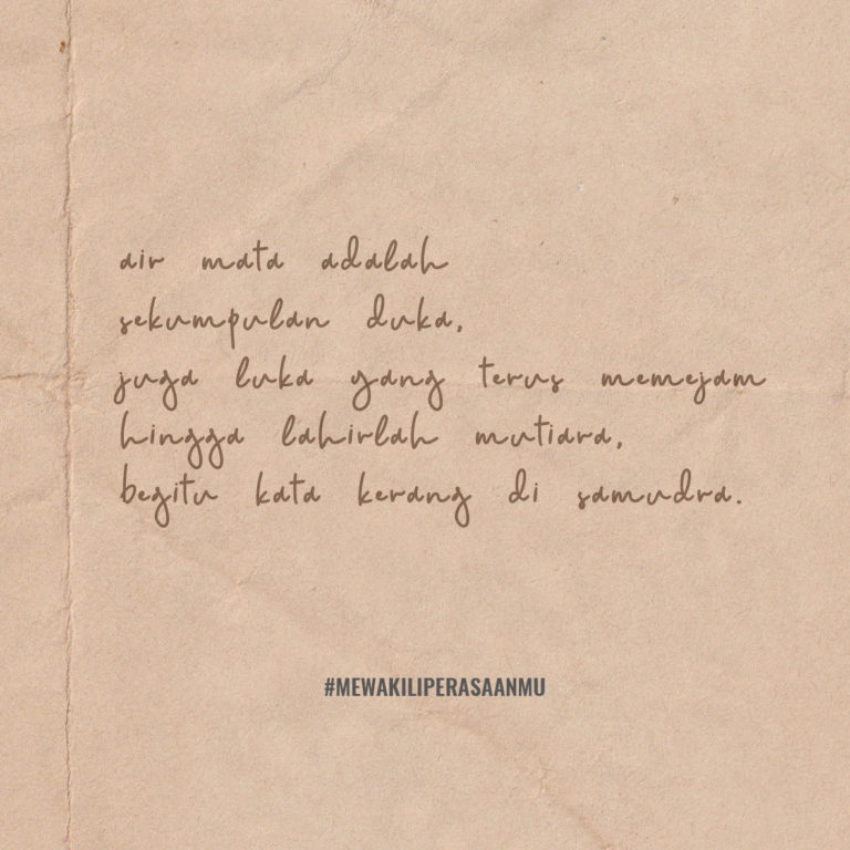 Ini Dia Kutipan Menarik dari Buku MewakiliPerasaanmu