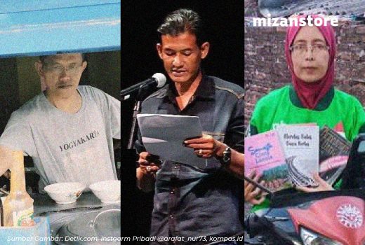 Dari Penjual Mie Ayam hingga Driver Ojol, 3 Penulis Indonesia Ini Buktikan Siapa Pun Bisa Berkarya